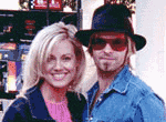 Kevin Max with Air1's Sheryl Stewart - August 2001